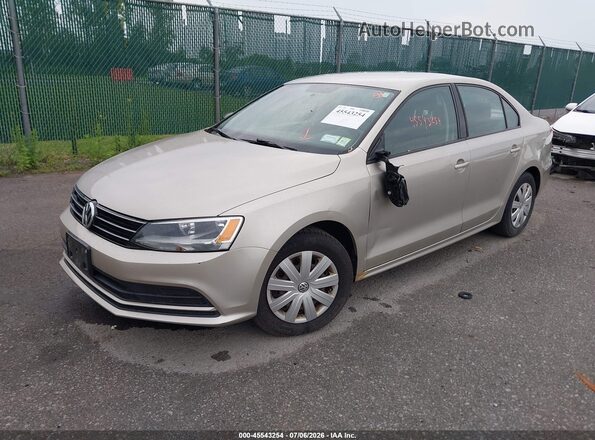3VW267AJ0GM346545 2016 VOLKSWAGEN JETTA Gold Przód lewy