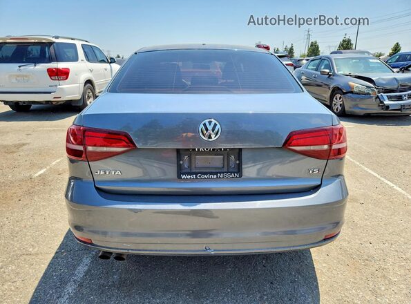 3VW2B7AJ0HM367652 2017 VOLKSWAGEN JETTA Gray Rear view