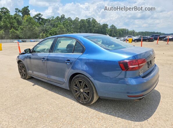 3VW2B7AJ0HM410922 2017 VOLKSWAGEN JETTA Синий Задняя левая четверть