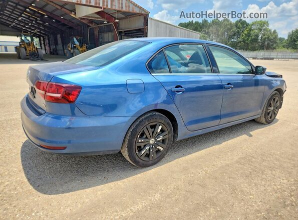 3VW2B7AJ0HM410922 2017 VOLKSWAGEN JETTA Синий Задняя правая четверть