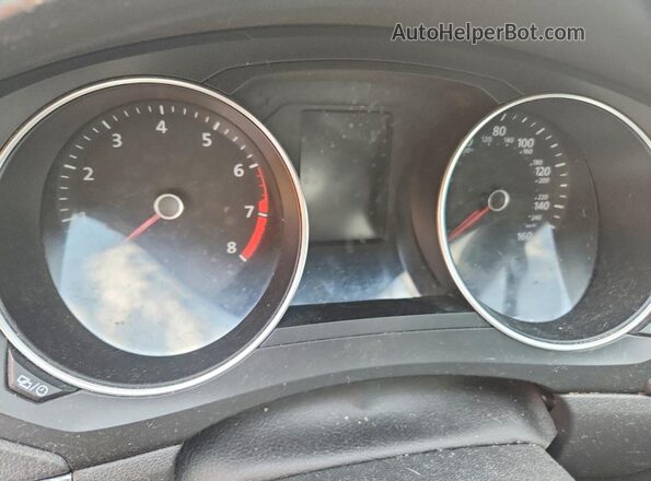 3VW2B7AJ0HM410922 2017 VOLKSWAGEN JETTA Синий Вид щитка приборов