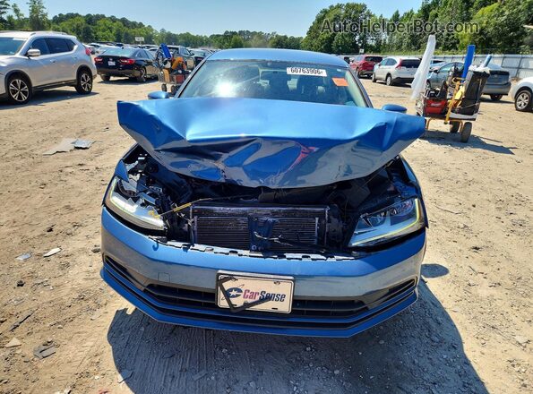 3VW2B7AJ1HM288670 2017 VOLKSWAGEN JETTA Синий Вид спереди