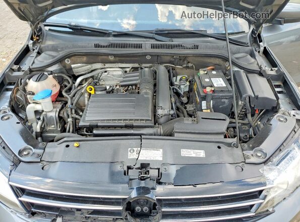 3VW2B7AJ1HM392852 2017 VOLKSWAGEN JETTA Серый Вид задней части салона