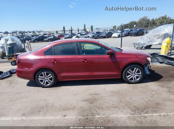 3VW2B7AJ1JM257828 2018 VOLKSWAGEN JETTA Burgundy Vista interior de 360 grados