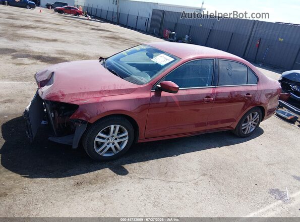 3VW2B7AJ1JM257828 2018 VOLKSWAGEN JETTA Burgundy 
