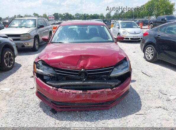 3VW2B7AJ2HM345751 2017 VOLKSWAGEN JETTA Темно-бордовый Вид щитка приборов