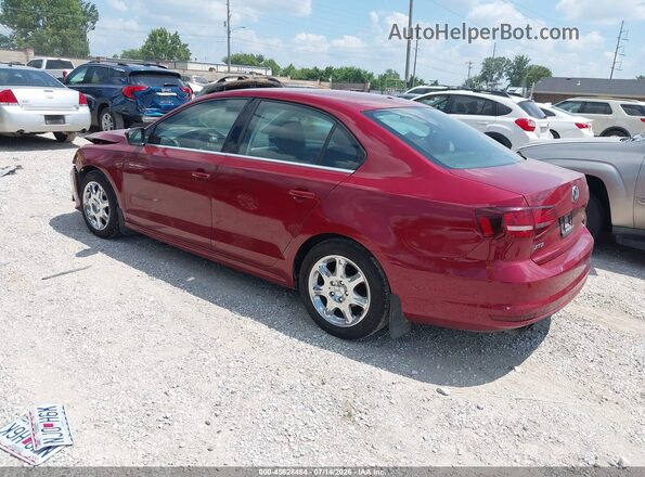 3VW2B7AJ2HM345751 2017 VOLKSWAGEN JETTA Темно-бордовый Задняя левая четверть