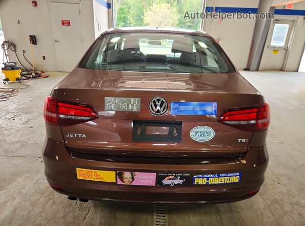 3VW2B7AJ2HM390561 2017 VOLKSWAGEN JETTA Burgundy Widok z tyłu