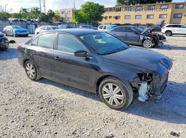 3VW2B7AJ2HM404071 2017 VOLKSWAGEN JETTA Black წინა მარჯვენა