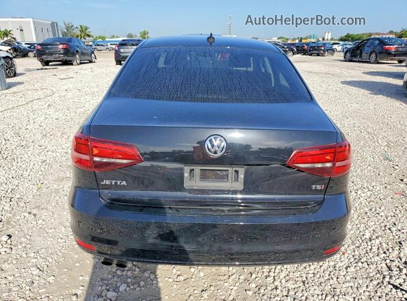 3VW2B7AJ2HM404071 2017 VOLKSWAGEN JETTA Black უკანა ხედი