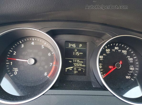 3VW2B7AJ2HM404071 2017 VOLKSWAGEN JETTA Black ხელსაწყოთა პანელის ხედი