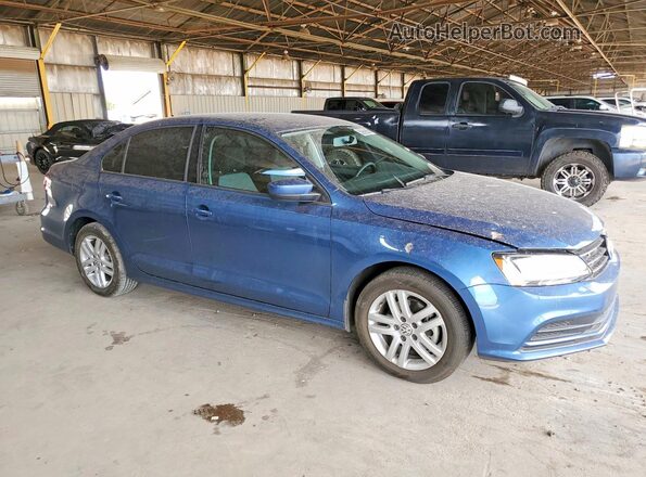 3VW2B7AJ2JM232565 2018 VOLKSWAGEN JETTA Blue წინა მარჯვენა