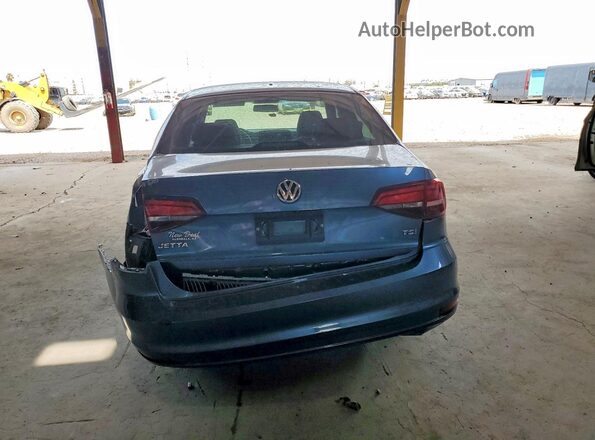 3VW2B7AJ2JM232565 2018 VOLKSWAGEN JETTA Blue უკანა ხედი