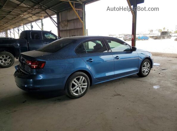 3VW2B7AJ2JM232565 2018 VOLKSWAGEN JETTA Blue უკანა მარჯვენა