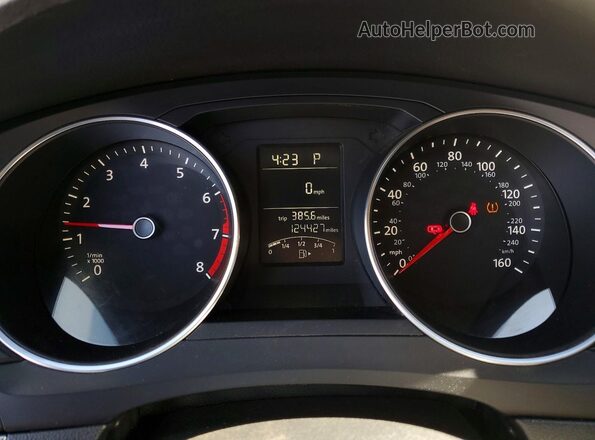 3VW2B7AJ2JM259460 2018 VOLKSWAGEN JETTA Blue Widok zestawu wskaźników