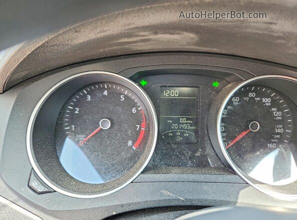 3VW2B7AJ2JM262567 2018 VOLKSWAGEN JETTA Blue Widok zestawu wskaźników