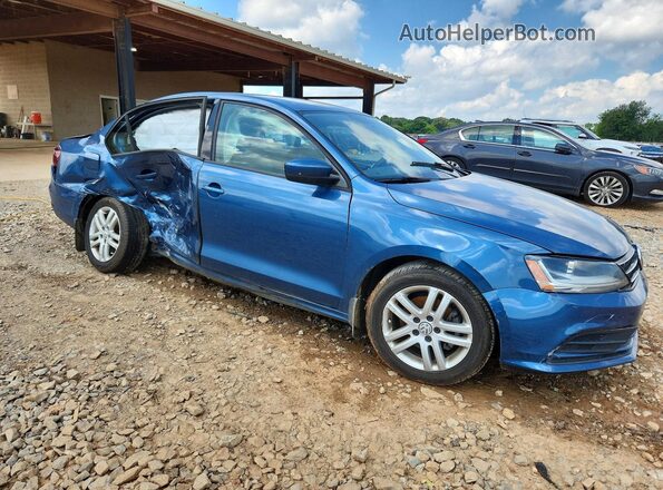 3VW2B7AJ2JM262567 2018 VOLKSWAGEN JETTA Blue Przód prawy