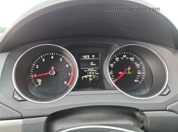 3VW2B7AJ3HM319496 2017 VOLKSWAGEN JETTA Белый Вид щитка приборов