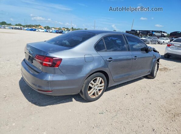 3VW2B7AJ3JM230260 2018 VOLKSWAGEN JETTA Серый Задняя правая четверть