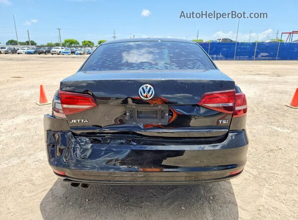 3VW2B7AJ4HM200906 2017 VOLKSWAGEN JETTA Черный Вид сзади