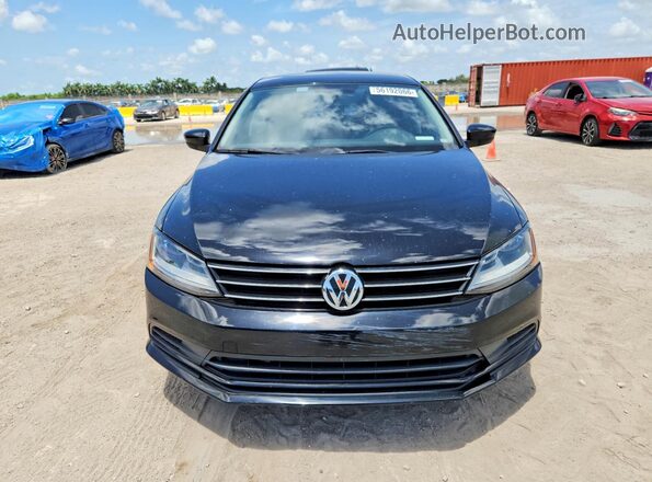 3VW2B7AJ4HM200906 2017 VOLKSWAGEN JETTA Черный Вид спереди