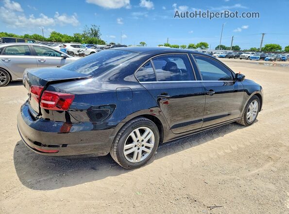 3VW2B7AJ4HM200906 2017 VOLKSWAGEN JETTA Черный Задняя правая четверть