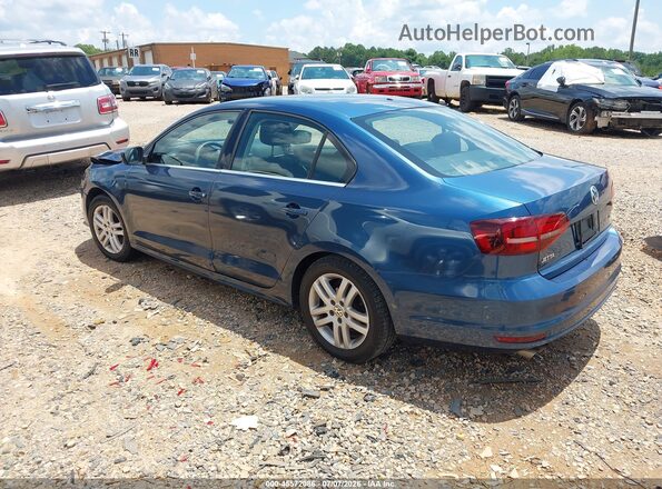 3VW2B7AJ4HM206950 2017 VOLKSWAGEN JETTA Dark Blue Задняя левая четверть
