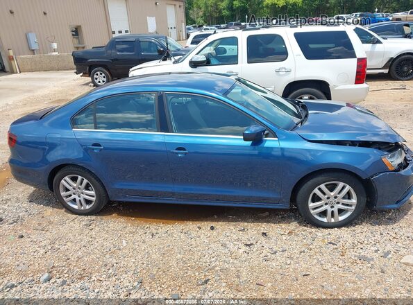 3VW2B7AJ4HM206950 2017 VOLKSWAGEN JETTA Dark Blue Вид щитка приборов