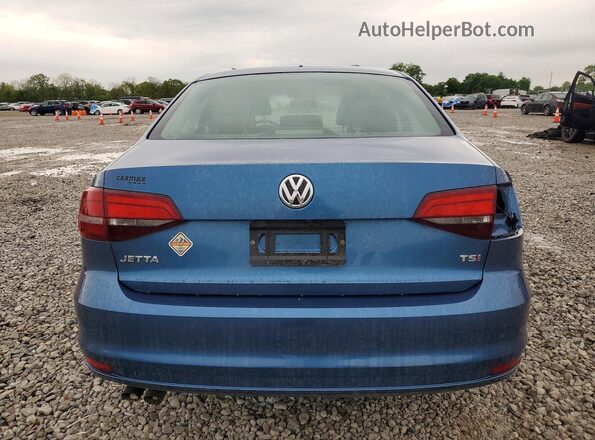 3VW2B7AJ4HM239057 2017 VOLKSWAGEN JETTA Blue Հետևի տեսք