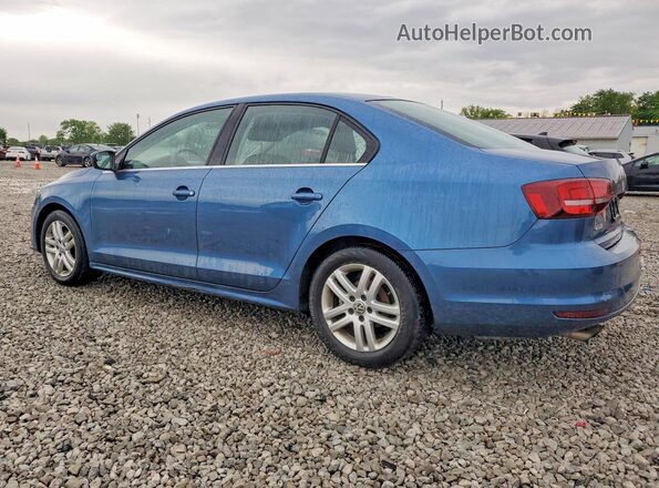 3VW2B7AJ4HM239057 2017 VOLKSWAGEN JETTA Blue Հետևի ձախ