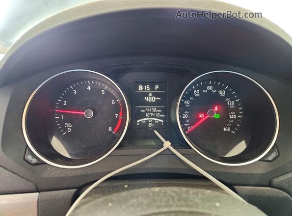 3VW2B7AJ4HM298593 2017 VOLKSWAGEN JETTA Синий Вид щитка приборов