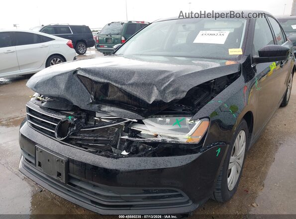 3VW2B7AJ4HM305509 2017 VOLKSWAGEN JETTA Black წინა ხედი