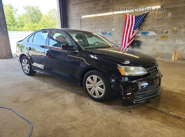 3VW2B7AJ4HM322116 2017 VOLKSWAGEN JETTA Black Front right