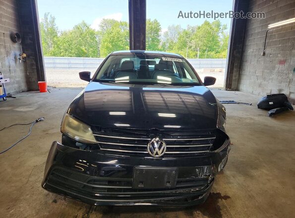 3VW2B7AJ4HM322116 2017 VOLKSWAGEN JETTA Black Front view