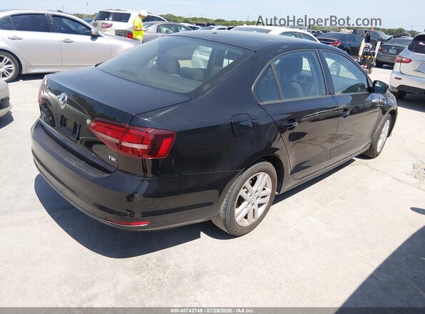 3VW2B7AJ4JM234639 2018 VOLKSWAGEN JETTA Black Tył prawy