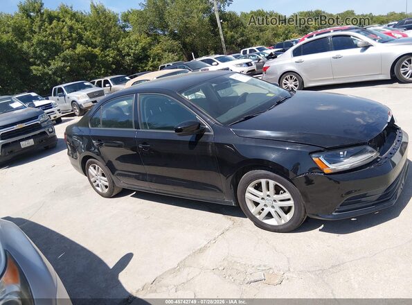 3VW2B7AJ4JM234639 2018 VOLKSWAGEN JETTA Black Widok wnętrza z tyłu