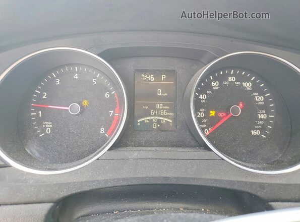 3VW2B7AJ5HM293421 2017 VOLKSWAGEN JETTA Gray Widok zestawu wskaźników