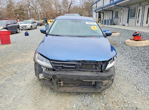 3VW2B7AJ5JM261817 2018 VOLKSWAGEN JETTA Синий Вид спереди