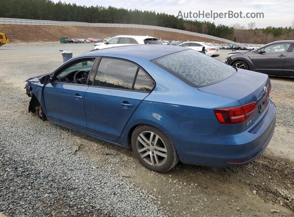 3VW2B7AJ5JM261817 2018 VOLKSWAGEN JETTA Синий Задняя левая четверть