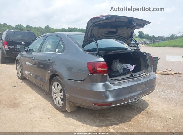 3VW2B7AJ6HM371771 2017 VOLKSWAGEN JETTA Gray Rear left