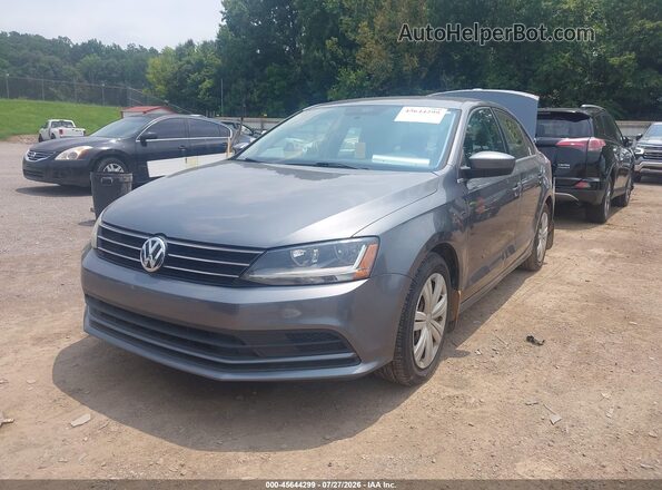 3VW2B7AJ6HM371771 2017 VOLKSWAGEN JETTA Gray Front left