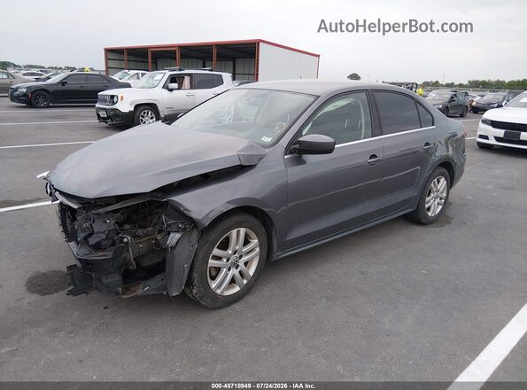 3VW2B7AJ7HM230143 2017 VOLKSWAGEN JETTA Серый Передняя левая четверть