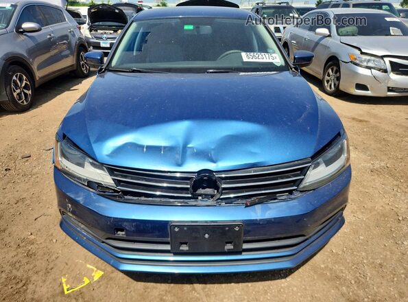 3VW2B7AJ7HM249968 2017 VOLKSWAGEN JETTA Blue Widok z przodu