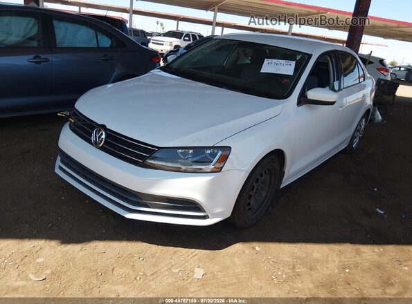 3VW2B7AJ7HM403286 2017 VOLKSWAGEN JETTA Белый Передняя левая четверть