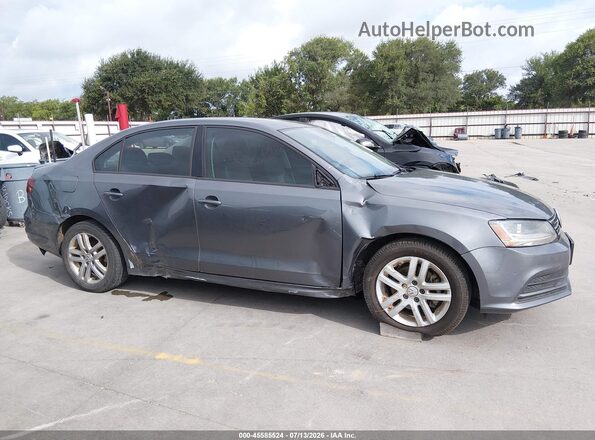 3VW2B7AJ7JM244260 2018 VOLKSWAGEN JETTA Gray Դիմացի տեսք