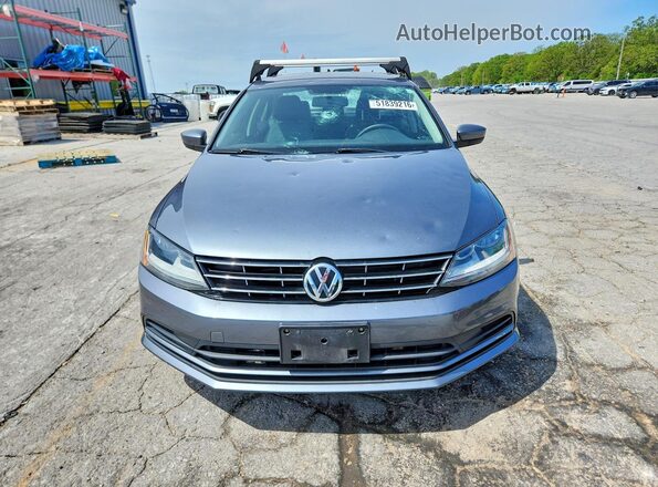 3VW2B7AJ8JM220730 2018 VOLKSWAGEN JETTA Gray Vista frontal