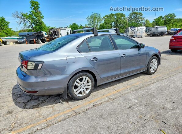 3VW2B7AJ8JM220730 2018 VOLKSWAGEN JETTA Gray Trasero derecho