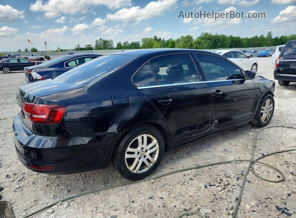 3VW2B7AJ9HM220214 2017 VOLKSWAGEN JETTA Black Tył prawy