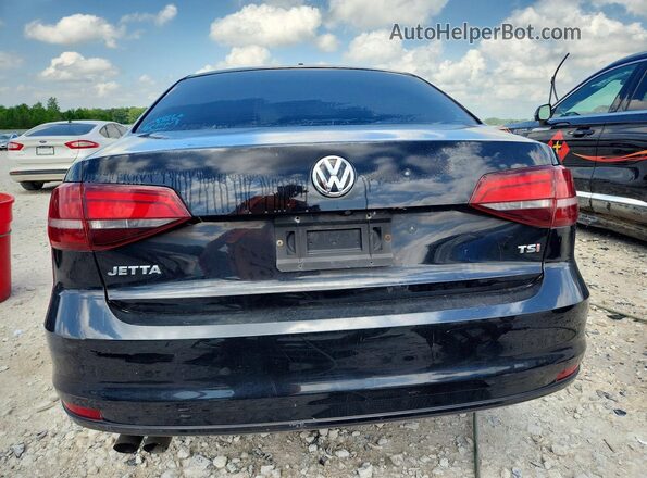 3VW2B7AJ9HM220214 2017 VOLKSWAGEN JETTA Black Widok z tyłu