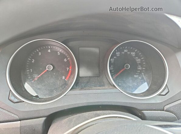 3VW2B7AJ9HM220214 2017 VOLKSWAGEN JETTA Black Widok zestawu wskaźników